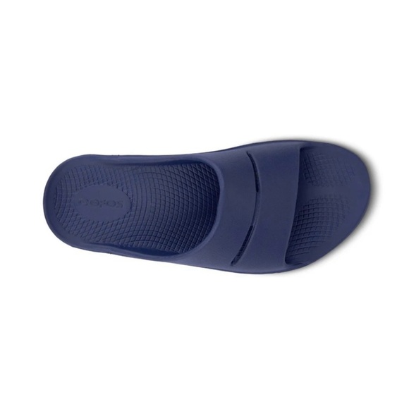 NWT Men’s OOFOS OOAHH Slide Recovery Sandal in Navy Size 11 - Picture 5 of 7